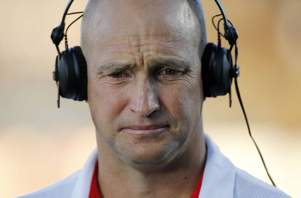 SHATTERED: Knights coach Nathan Brown.