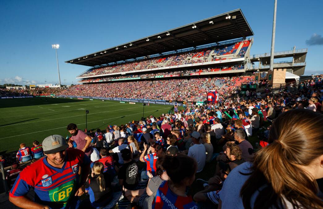 CROWDED HOUSE: Knights fans are turning up to home games in big numbers.