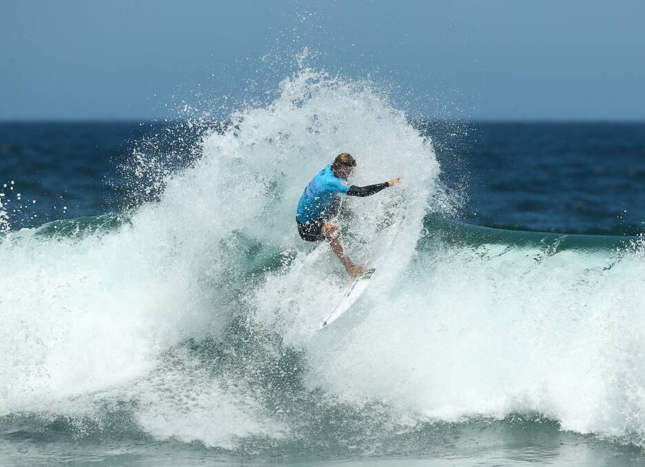 TOP EIGHT: Merewether surfer Ryan Callinan has made the quarter-finals at the French Pro after narrowly winning his round-of-16 heat. Picture: Max Mason-Hubers