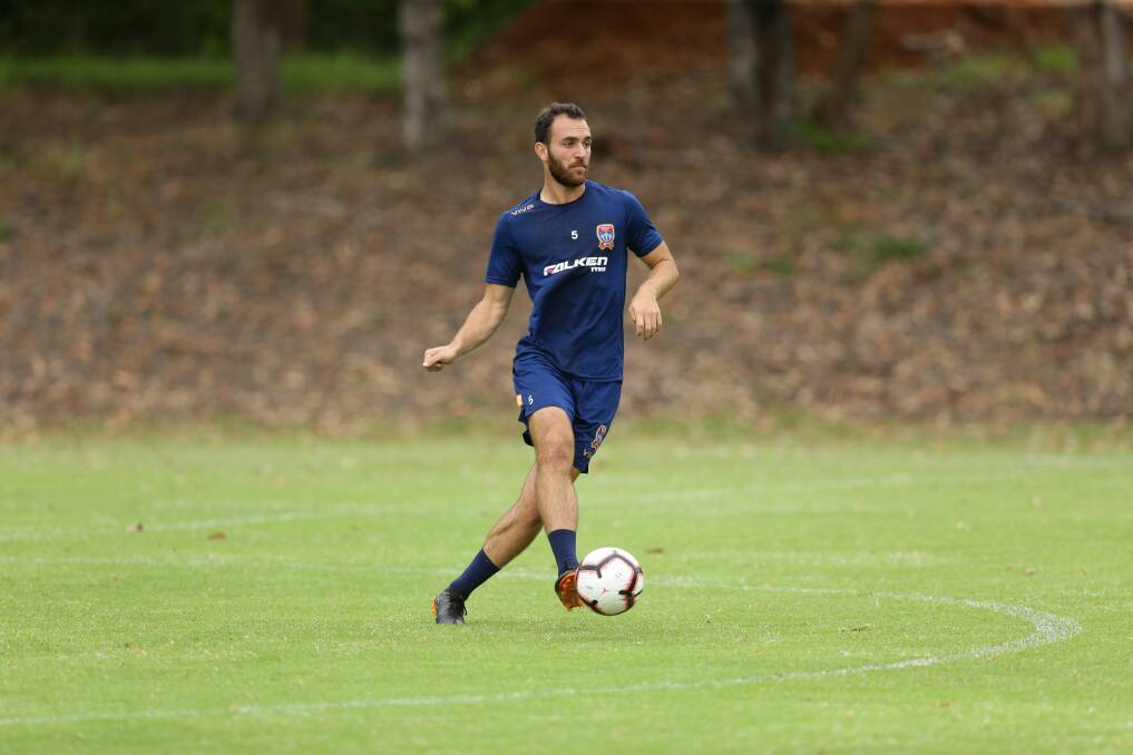MANY HAPPY RETURNS: Experienced Newcastle midfielder Ben Kantarovski is back in the squad after overcoming a hamstring problem. Picture: Jonathan Carroll