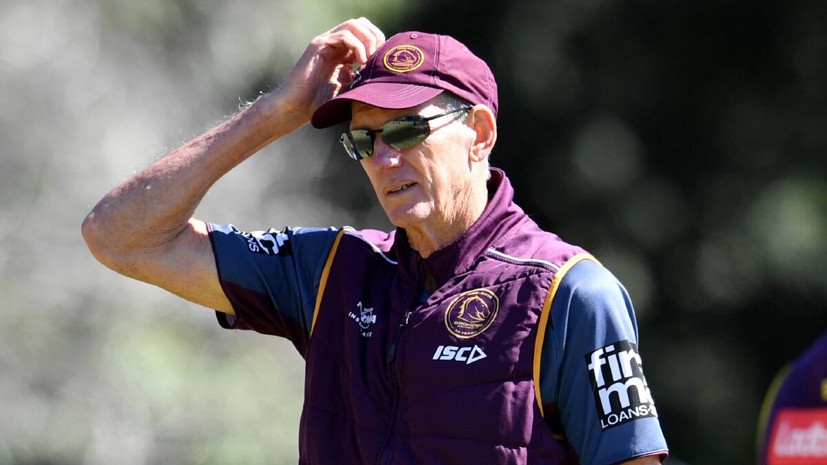 FOOD FOR THOUGHT: Wayne Bennett ponders how to cater for a couple of dozen footy players, given that he doesn't own a barbecue. Picture: AAP