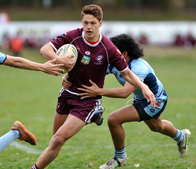 FLASHBACK: Kalyn Ponga playing for Queensland under-15s in 2013.