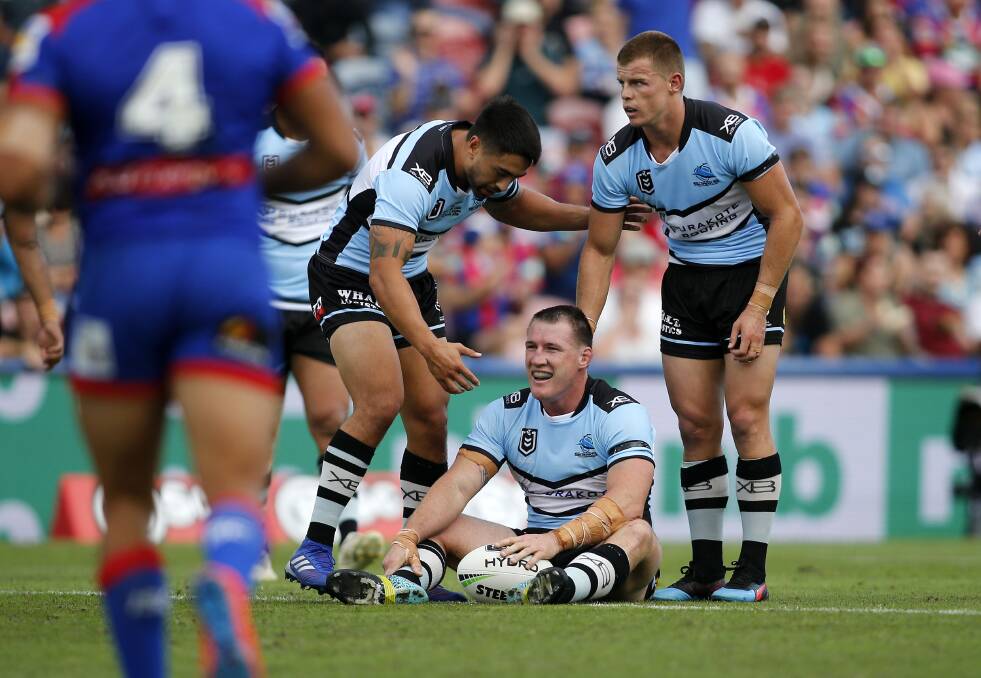 LONG DRIVE HOME: Paul Gallen's last game in Newcastle ended in a 14-8 defeat in the 2019 season opener. Picture: Darren Pateman, AAP
