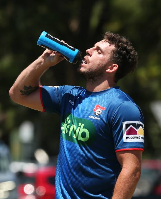 Former Canterbury and Canberra forward Adam Elliott will make his debut for the Knights against the Warriors on Friday night.Picture by Simone De Peak