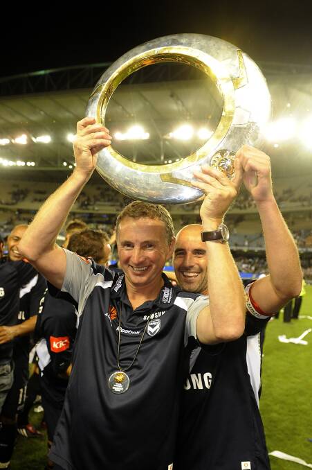 FLASHBACK: Merrick and Muscat in happier times.