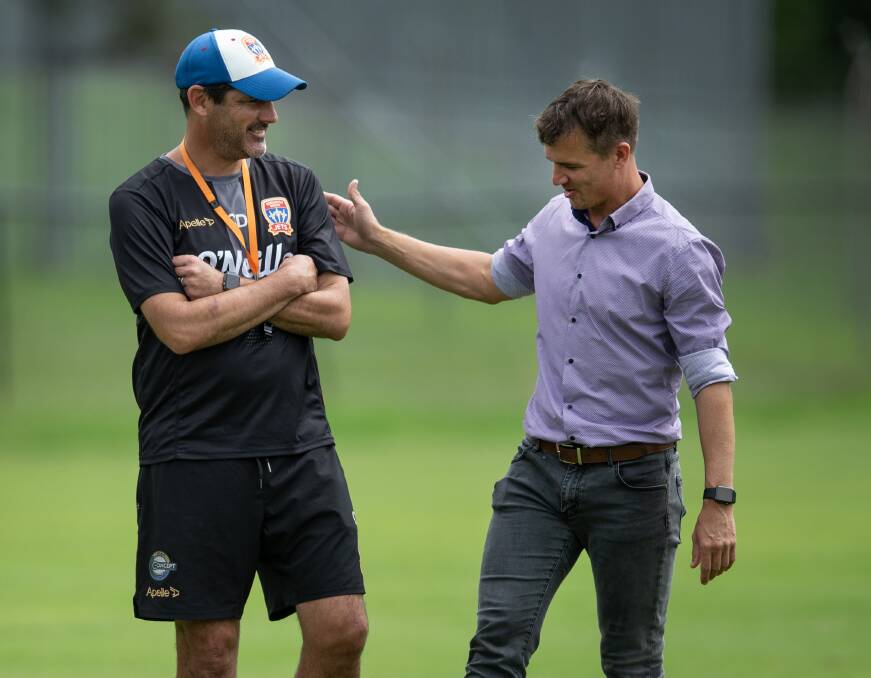 CHANGING TIMES: Former Jets coach, Craig Deans, will remain with the club in a new role, but football-operations manager Joel Griffiths will not be retained.Picture: Marina Neil