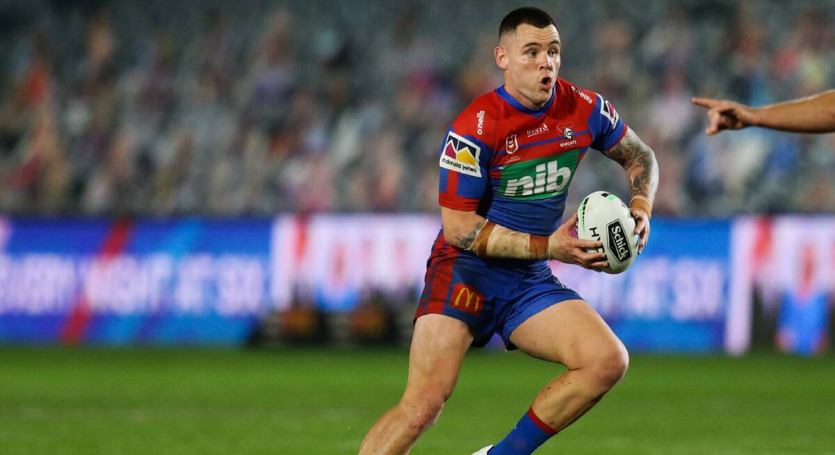 INSPIRATION: Representative prop David Klemmer is a big-game specialist and Newcastle need him to fire in the finals. Picture: Jonathan Carroll