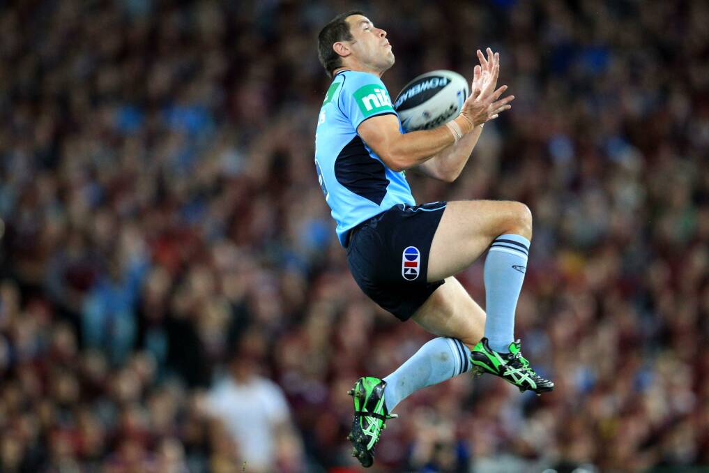 TRUE BLUE: McManus playing for NSW in 2014. Picture: Darren Pateman