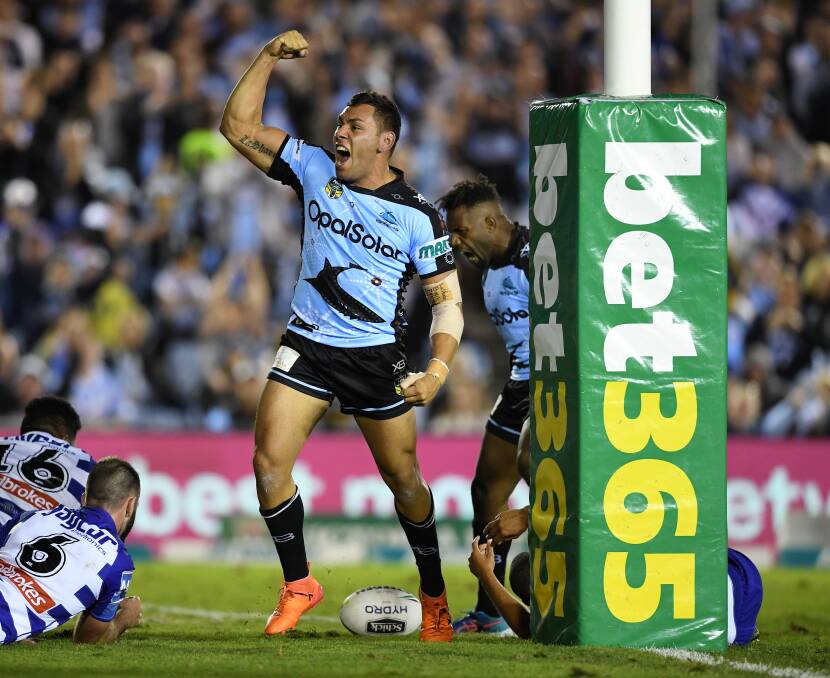 Excited: Young Sharks star Jesse Ramien says he has never had the slightest regret with his decision to join the Knights and believes his game can go to another level.