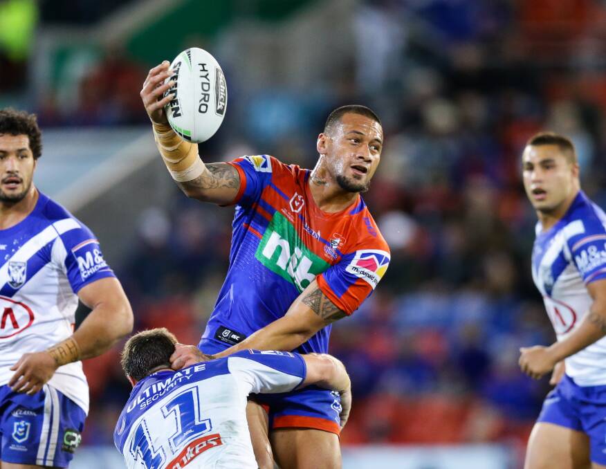 OPTIONS: James Gavet signed a two-season deal with Newcastle but is already reported to have attracted offers to play in Super League. Picture: Jonathan Carroll