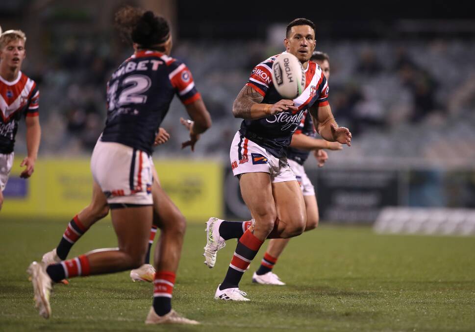 DRAWCARD: A television executive predicted 100 million people would tune in around the world to watch Sonny Bill Williams' NRL return. That makes him as big as the Super Bowl. Picture: Getty Images