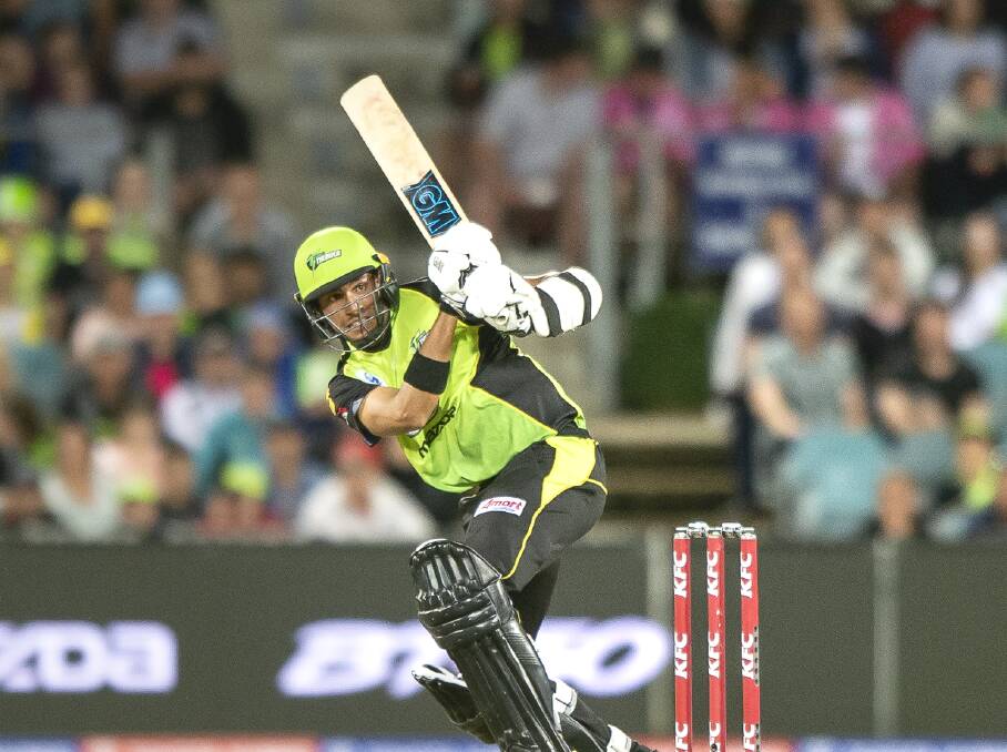 Jason Sangha in action for Sydney Thunder. Picture by Sitthixay Ditthavong