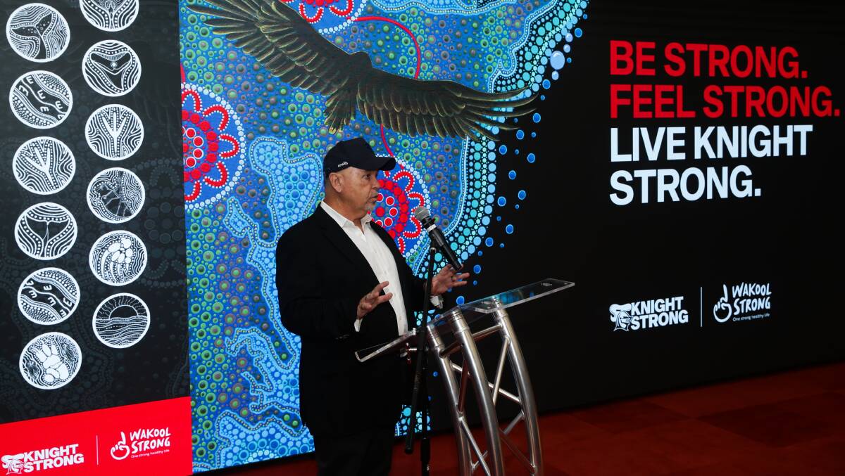 CULTURE CHANGE: Knights CEO Philip Gardner announced in March the club had formed a partnership with the Awabakal organisation to tackle Indigenous health issues. Picture: Jonathan Carroll 