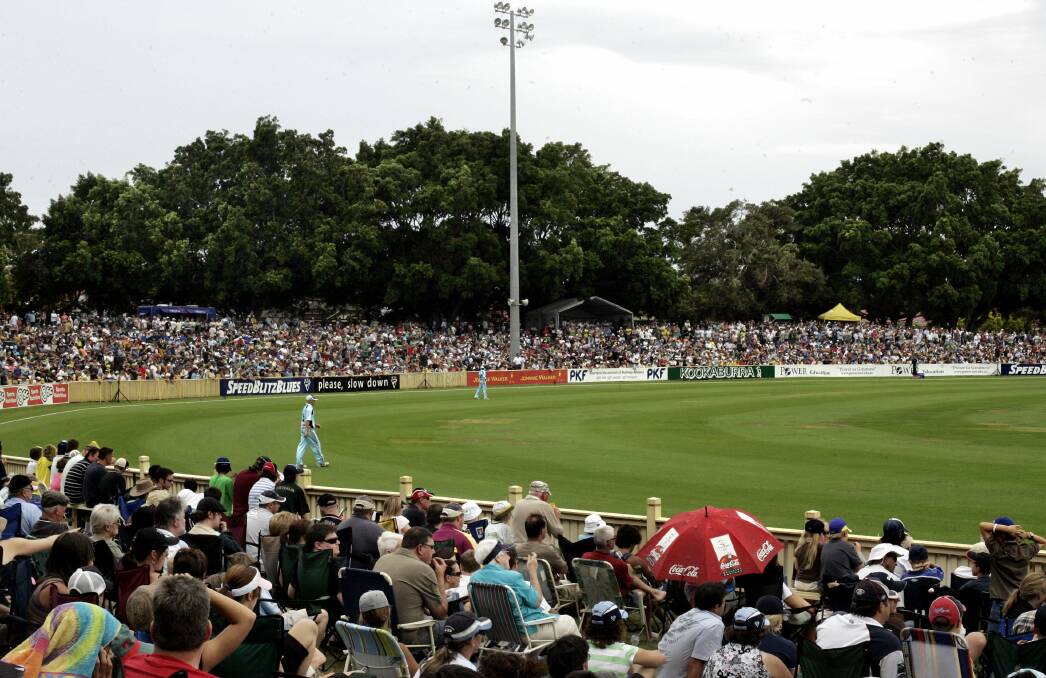CROWDED HOUSE: Novocastrians have always turned out in droves to watch big-time cricket at No.1 Sportsground, including this 2007 T20 match featuring Knights legend Andrew Johns. Picture: Simone De Peak