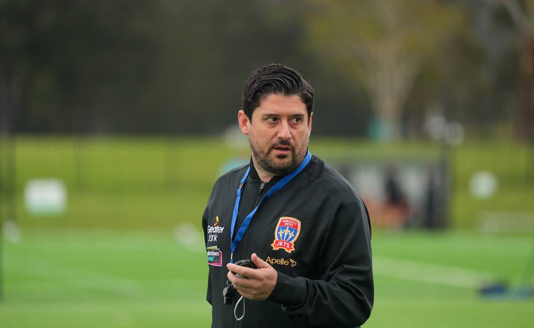 CHALLENGE: Arthur Papas says he would not have accepted the job of Newcastle Jets' head coach if he was not confident they could compete. Picture: Max Mason-Hubers