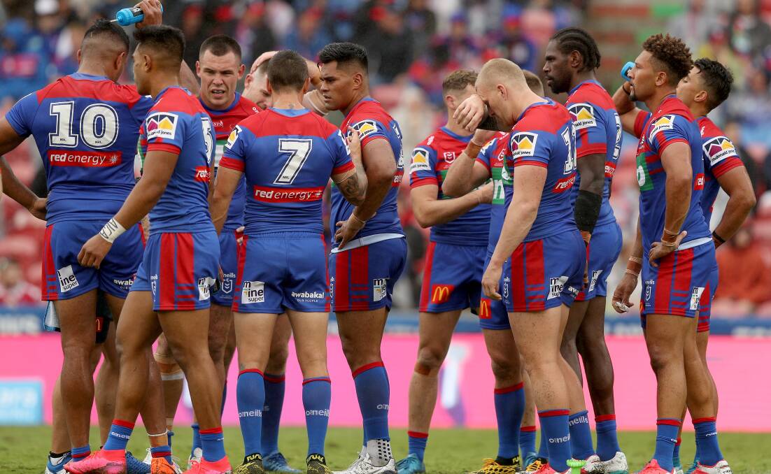 HOPEFUL: The Newcastle Knights could be playing again by next month. Picture: Shane Myers, NRL Photos