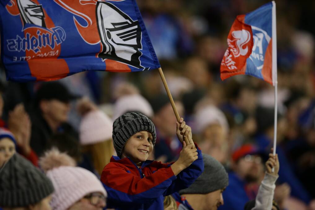 LONG-SUFFERING: Knights fans are among the most loyal in the NRL.