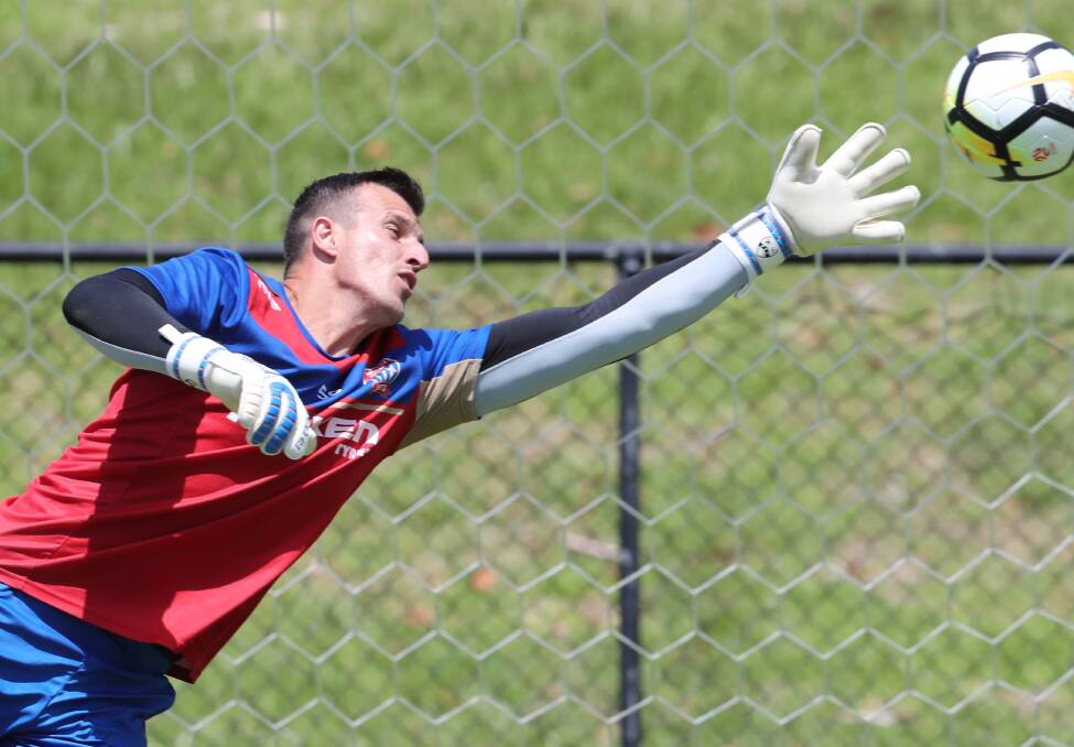 Ivan Necevski at Jets training this season. Picture: Sproule Sports Focus