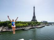 SEINE OF THE TIMES: Rhiannan Iffland on her way to victory on Paris. Picture: Red Bull Content Pool