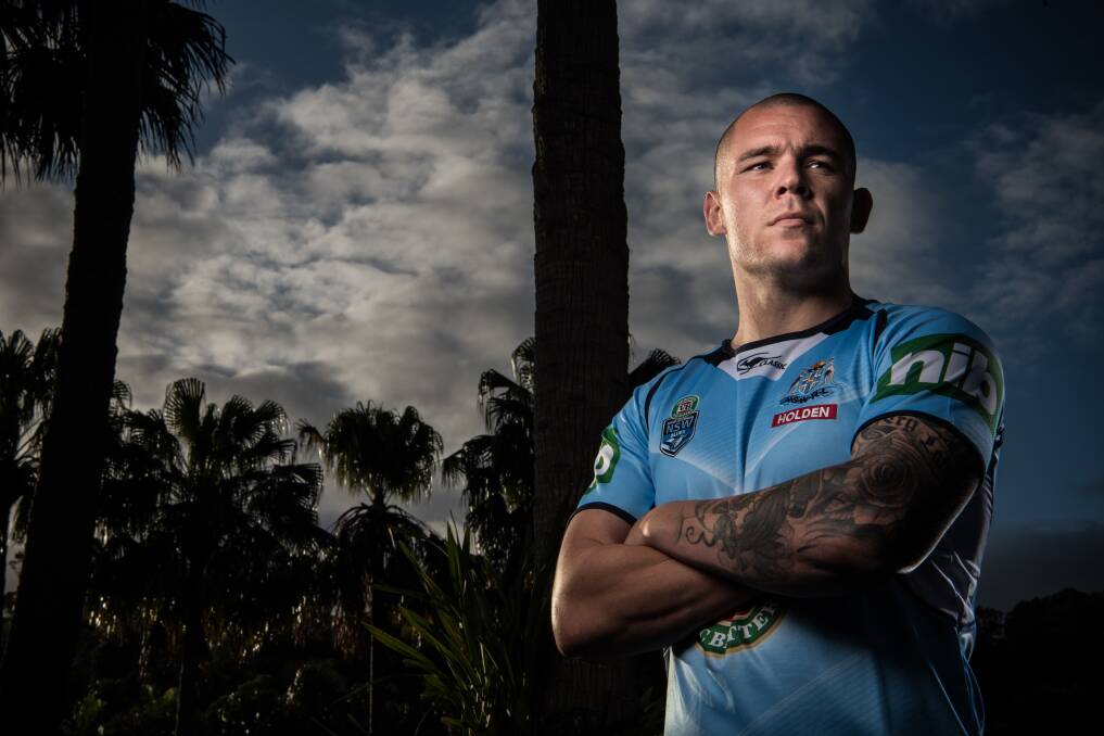 TRUE BLUE: David Klemmer will represent NSW for the 13th time.