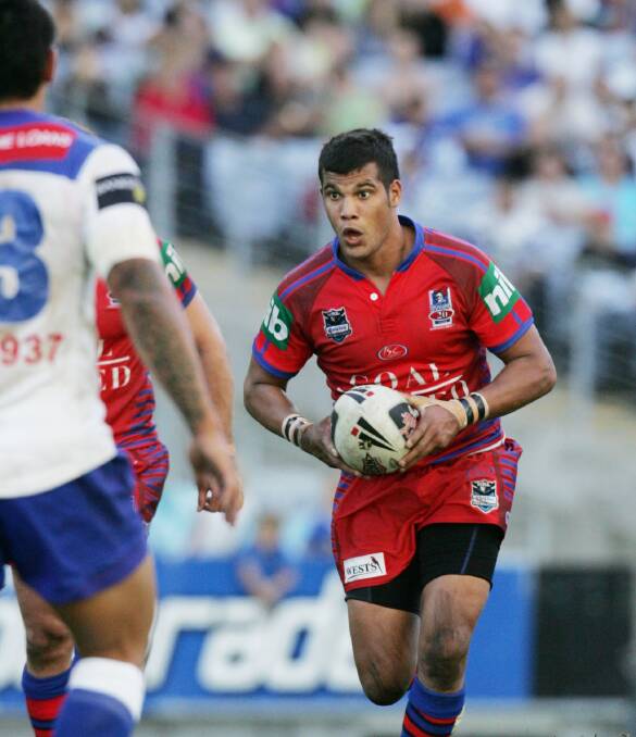 Steve Gordon playing for the Knights in 2007. Picture by Ryan Osland
