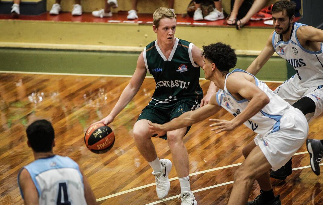ALL-ROUNDER: Jacob Foy contributed seven points and seven rebounds for the Hunters in Saturday's 73-67 win against Bankstown Bruins. Picture: Marina Neil