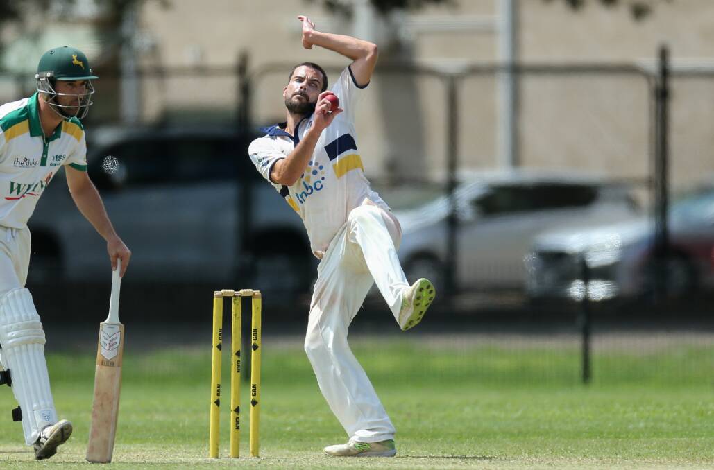 EFFORT: Hamwicks quick Sam Webber about to send one down against Wests.