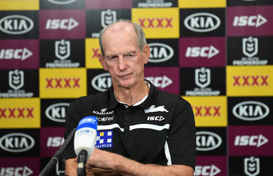 THE OLD FOX: Wayne Bennett must have hated it when the Broncos beat his Rabbitohs back in round two. Picture: NRL Photos