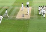 The flashpoint moment in the Lord's Test when Australia's players celebrate the stumping of Jonny Bairstow by Alex Carey. Picture Getty Images