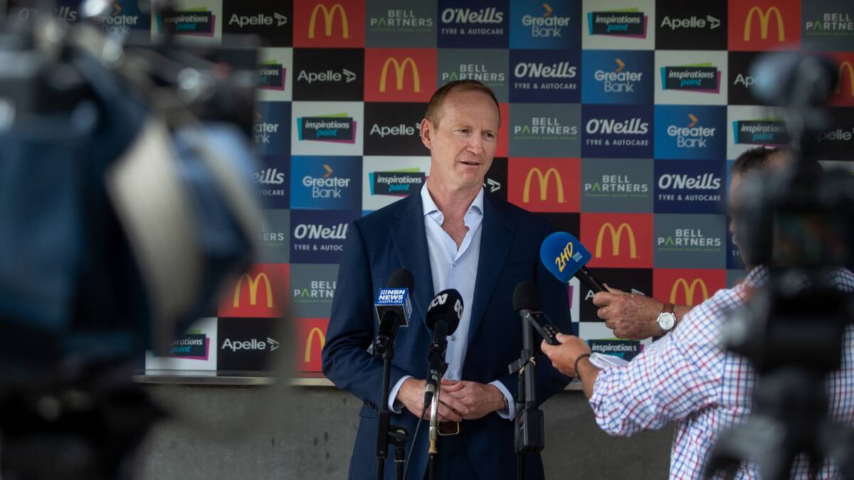 Executive chairman Shane Mattiske faces a crucial decision in sourcing a new coach for the Jets after the departure of Arthur Papas. Picture by Marina Neil