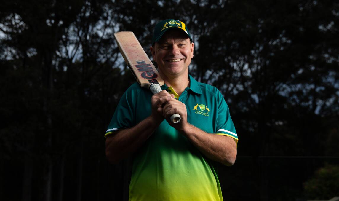 TONS OF RUNS: Newcastle cricketer Steve Mace was named player of the tournament over the weekend after making his debut for the Australian over-50s team. Picture: Marina Neil