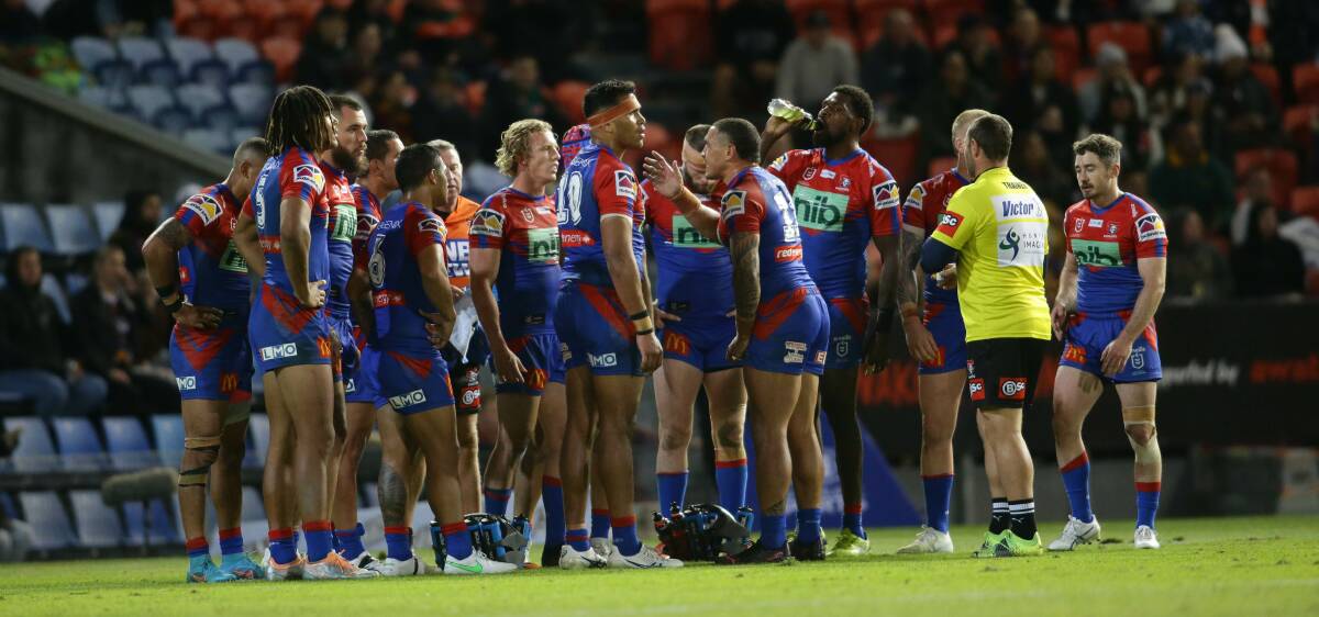 STRUGGLING: The Knights have been hammered in their past five home games. Picture: Jonathan Carroll