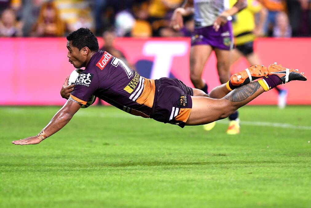 TRYING TIMES: Anthony Milford's NRL career has nosedived since his halcyon early days with the Brisbane Broncos. Picture: Getty Images