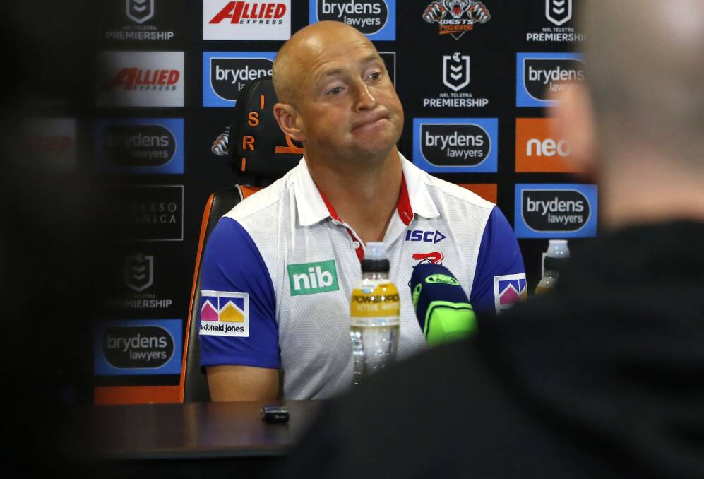 RESIGNED: Nathan Brown offered a candid appraisal of his team's loss.
