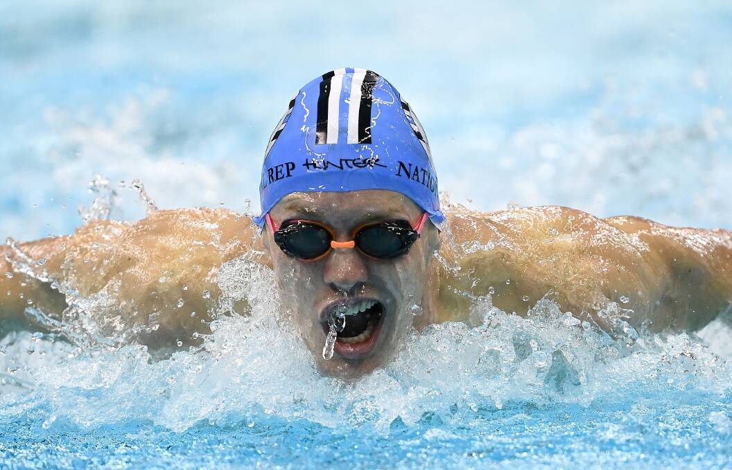 PROGRESS: Newcastle's Charlie Hawke has an Athletic scholarship with the University of Alabama and produced a number of personal best performances at the Australian Swimming Championships in Adelaide a fortnight ago. Picture: Getty Images