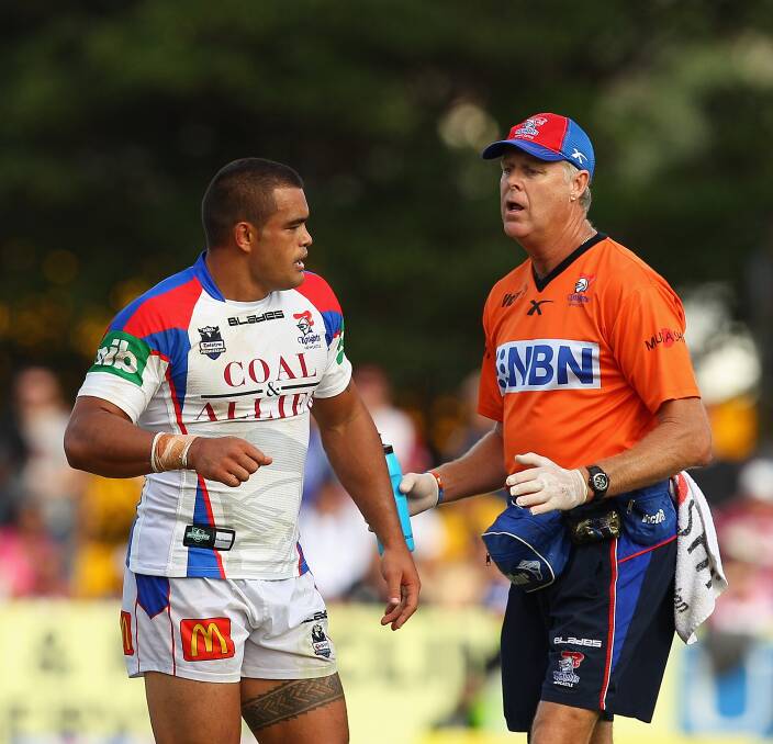 RULE CHANGE: Richie Fa'aoso's concussion in 2011 prompted the NRL to introduce new protocols.