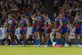 The Knights won four straight games before last week's loss to Canterbury. Picture by Dave Hunt, AAP