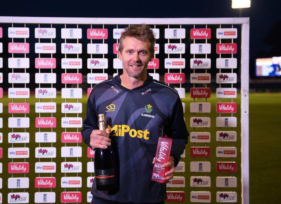 PRIZE FIGHTER: MIchael Hogan with his man-of-the-match awards. Picture: Getty Images