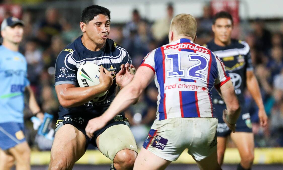 INJURY: The absence of Jason Taumalolo will be a bonus for the Newcastle Knights.