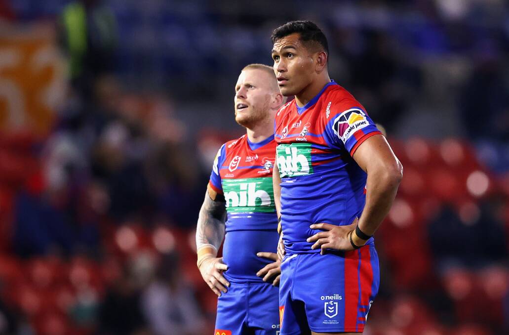 BROTHERS IN ARMS: Daniel Saifiti and Mitch Barnett.
