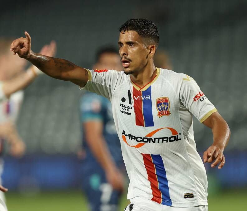 BANNED: Jets midfield Daniel Penha. Picture: Getty Images