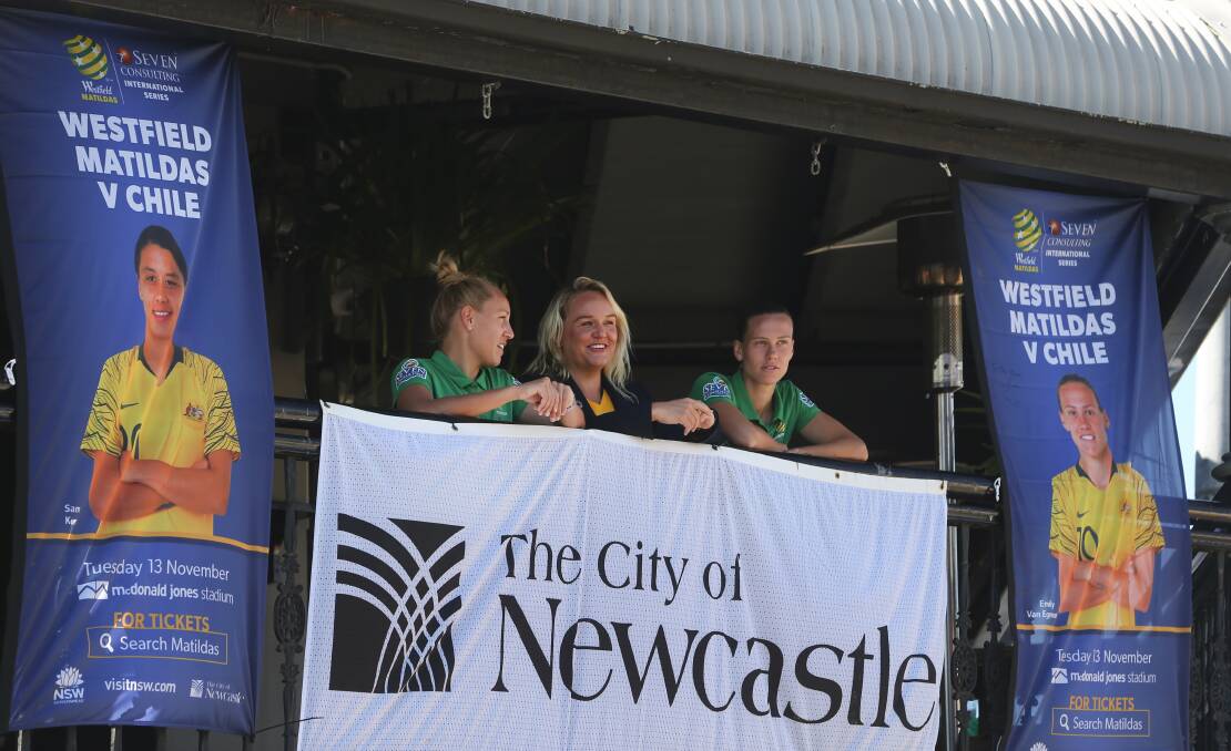 CENTRE STAGE: Newcastle could host up to four games in theFIFA 2023 Women's World Cup. Picture: Jonathan Carroll