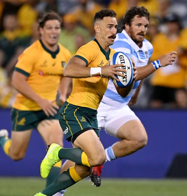 LOCKED OUT: The Wallabies drew 15-all with Argentina in Newcastle last year.