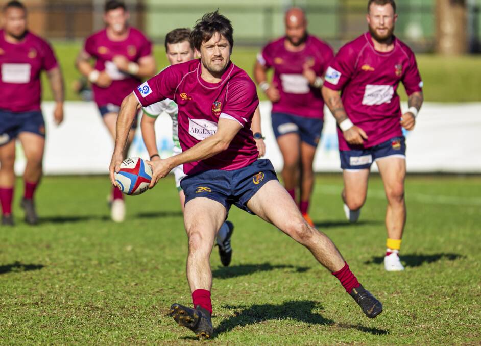 IN CONTENTION: Lake Macquarie fly-half Brendan Holliday. Picture: Stewart Hazell