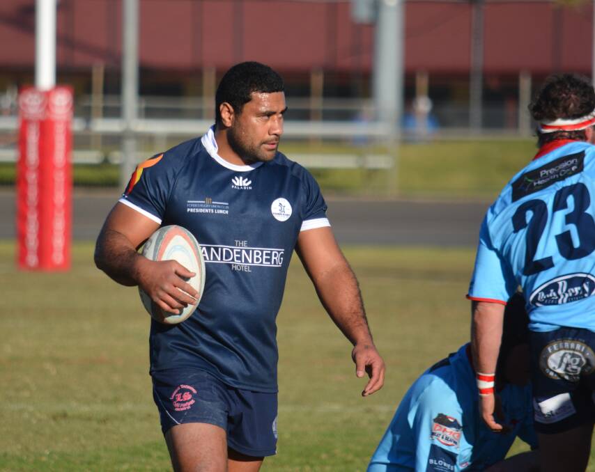 KEY FIGURE: NSW Country halfback and former Tonga test player Mahe Fangupo has joined the Newcastle Wildfires for their return to the Shute Shield. Picture: Nick Guthrie