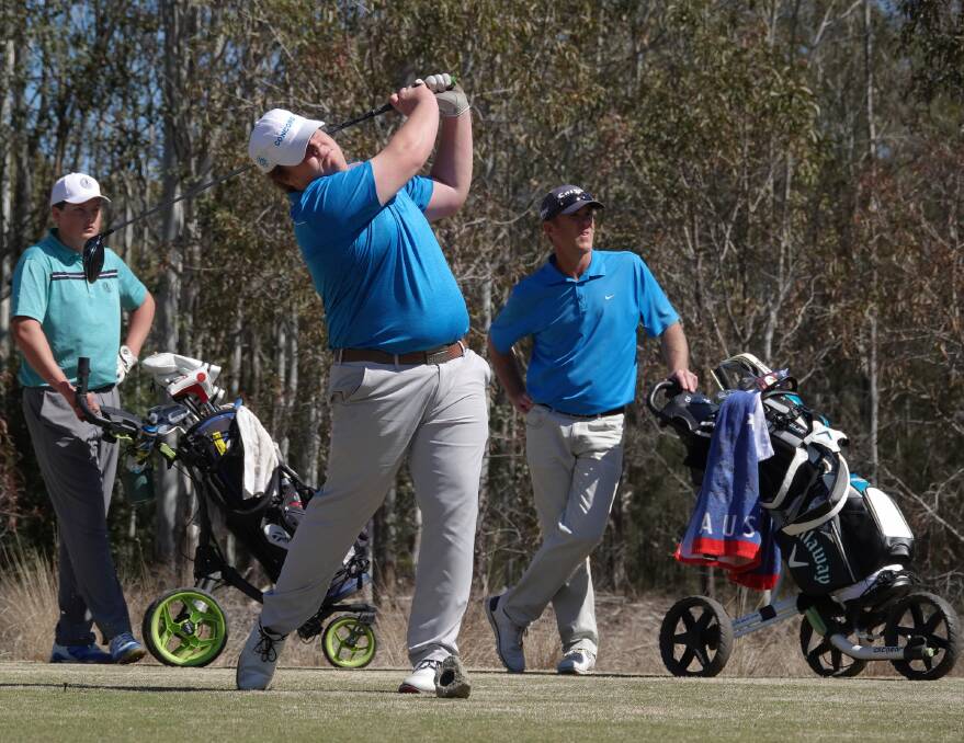 FOCUSED: Corey Lamb will compete against some of the world's best in the Australian Master of the Amateurs starting Tuesday. Picture: David Tease (Golf NSW)