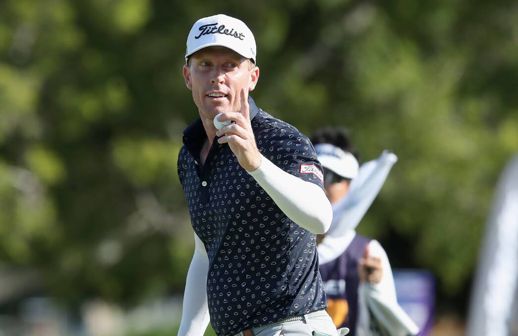 DOORS OPEN: Andrew Dodt finished tied for 21st at the Northern Territory PGA on Sunday to confirm third spot on the Australasian Order of Merit. Picture: Getty Images 