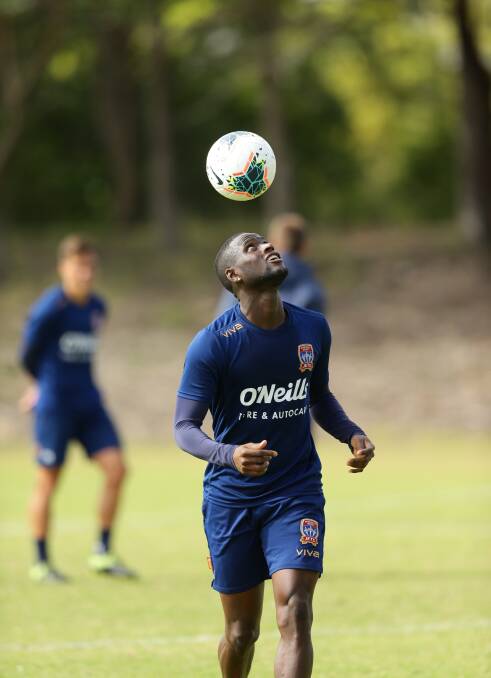 HEADING IN RIGHT DIRECTION: Panamanian import Abdiel Arroyo will make his A-League debut on Saturday. Picture: Jonathan Carroll