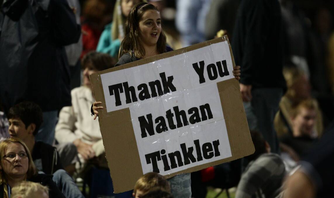 FAN FAVOURITE: Nathan Tinkler came to the rescue of the Jets after owner Con Constantine encountered financial trouble. Picture: Ryan Osland.