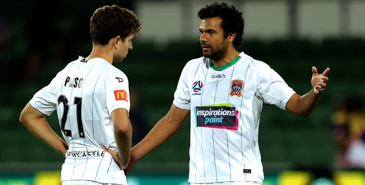 NEW CHALLENGE: Former Newcastle Jets defender Nikolai Topor-Stanley is expected to sign with Western United. Picture: AAP